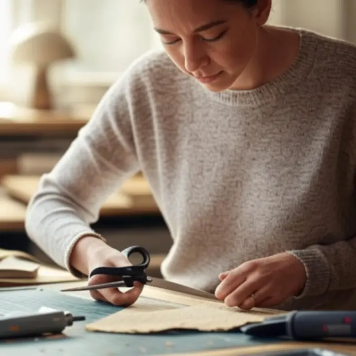 Akcesoria kreatywne używane przez klientów podczas pracy