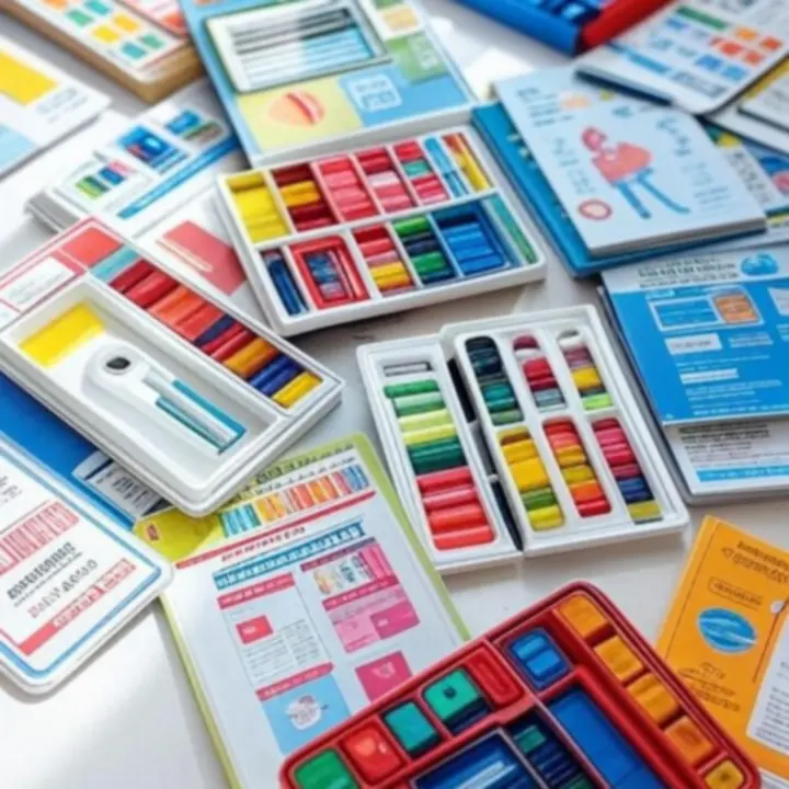 Zestawy kreatywne DIY Craft Tools Line ułożone na biurku